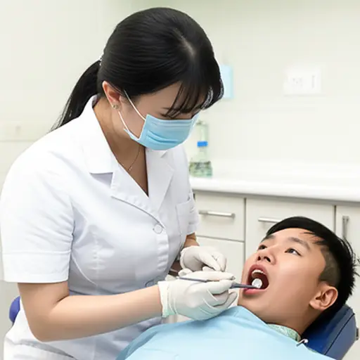 我妈妈是一名牙医。