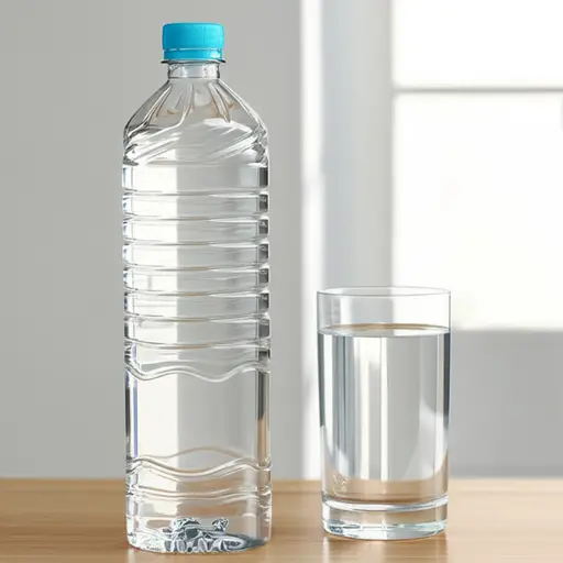 请把水装在这个塑料瓶里。