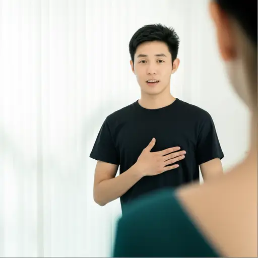 他真诚地向我保证他会帮忙。