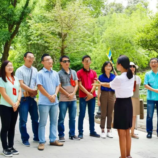 我们为旅行雇了一名导游。