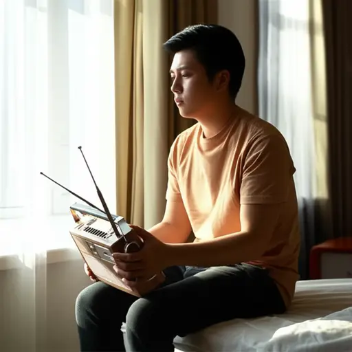 我每天早上都会听广播新闻了解最新动态。