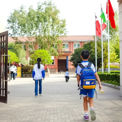 今天是新学期的第一天。