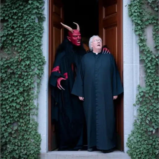 这部电影讲述了一个遇见牧师的魔鬼。