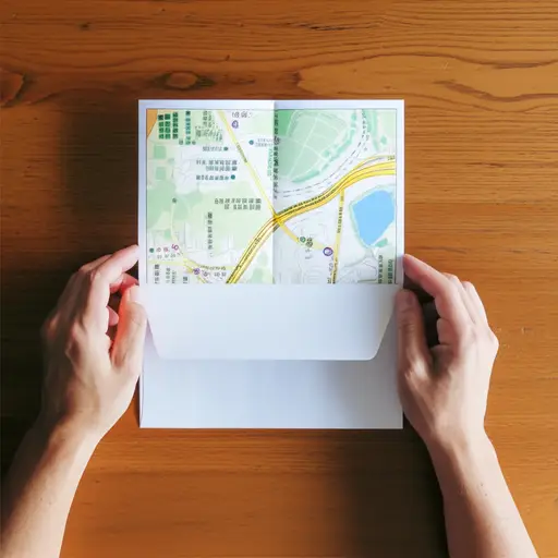 我可以寄给你一张完整的地图。