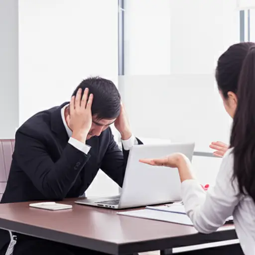 会议结束时，他那些没完没了的问题真的让我抓狂。