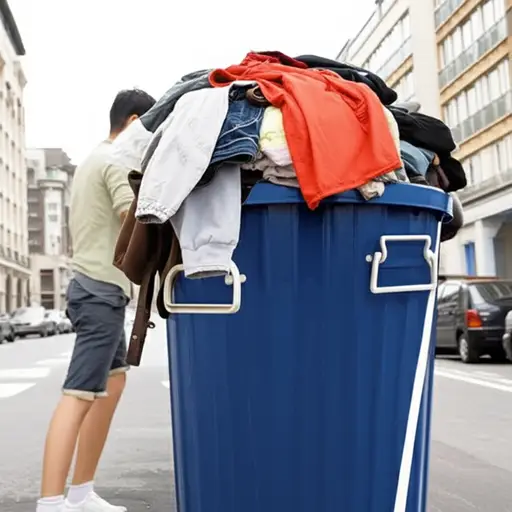 你打算什么时候扔掉那些旧衣服？