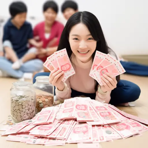 她在家里存的钱最多。