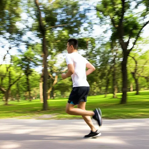 单词'quickly'是一个副词，用来描述某人如何跑步。