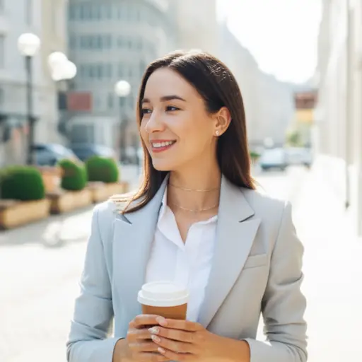 几周后，她开始在这个新城市感到自在舒适。