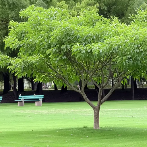 公园里有几只鸟。