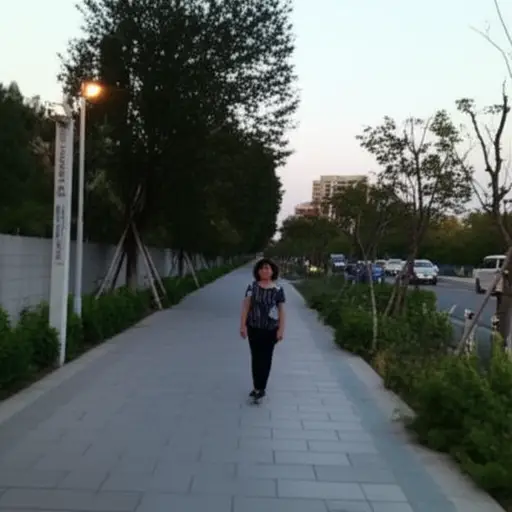 我妈妈喜欢晚饭后去散步。