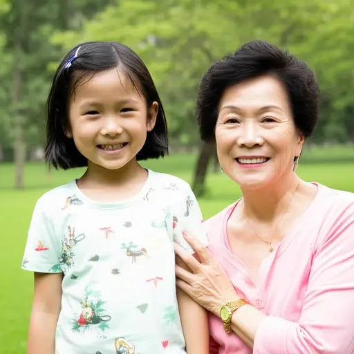 我朋友的孙女今年五岁了。