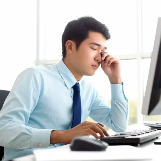 他虽然累了，但仍继续工作。