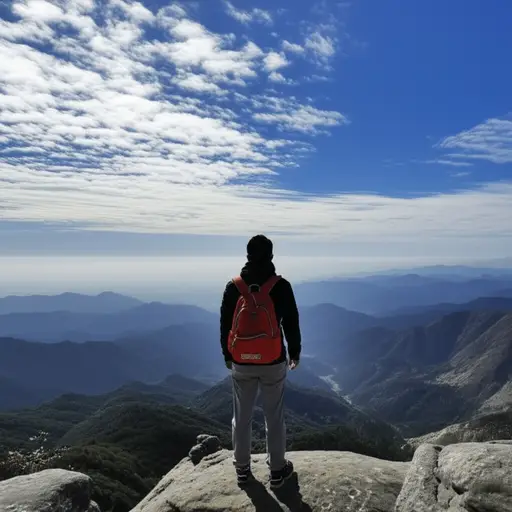 从山顶看到的景色如此令人惊叹，我简直不敢相信自己的眼睛。