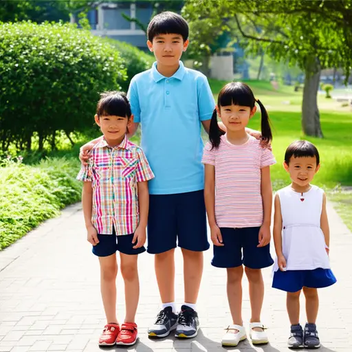 他是四个孩子中最年长的。