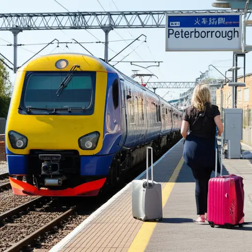 如果你要去纽卡斯尔，你应该在彼得伯勒换乘火车。