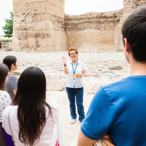 导游用历史轶事让我们保持兴趣盎然。