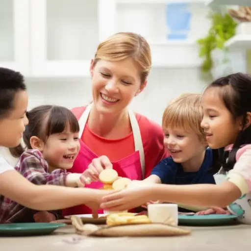 请给每个孩子一块饼干。