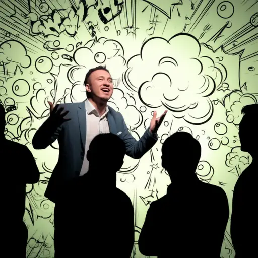 他的故事充满了谎言和夸张。