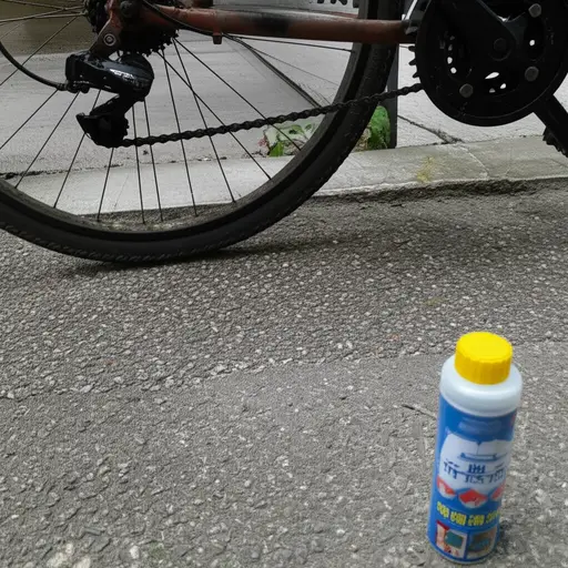 这辆自行车需要上油了。