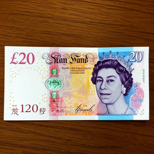 它花了一百二十英镑。