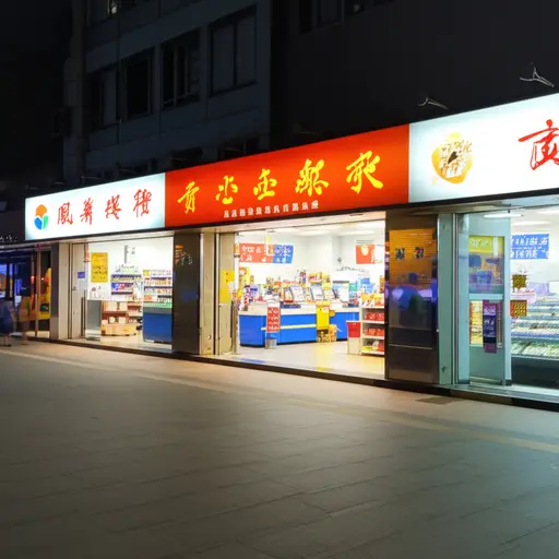 这家超市营业到很晚。