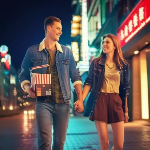 电影结束后我们去外面吃晚饭吧。