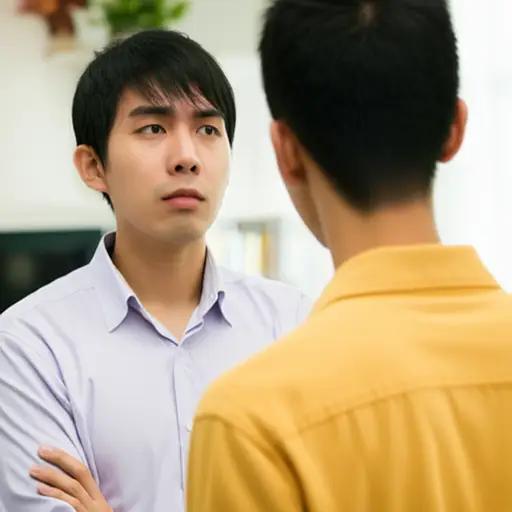 我不想伤害他的感情，所以没有告诉他她对他的评价。