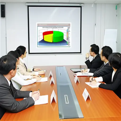 该公司使用电子生成的图形进行演示。