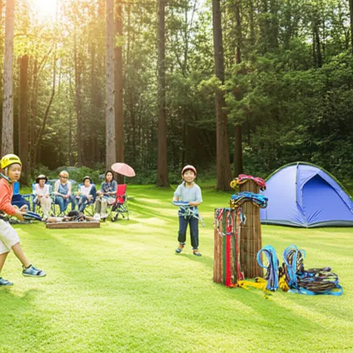 这个营地有很多有趣的活动。