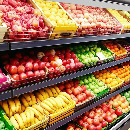 这家商店卖很多本地水果。