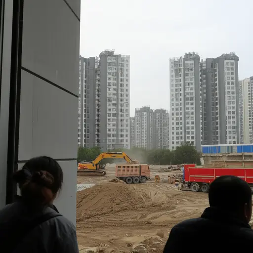 许多居民抱怨建筑噪音太大。