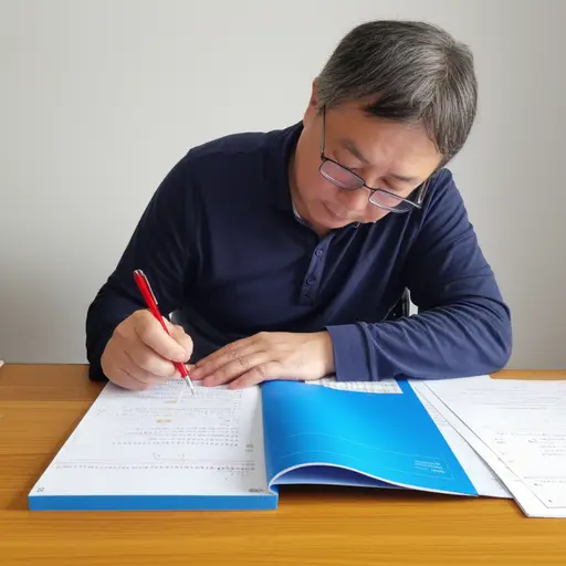 我的新老师对我们作业和考试的批改更仔细。