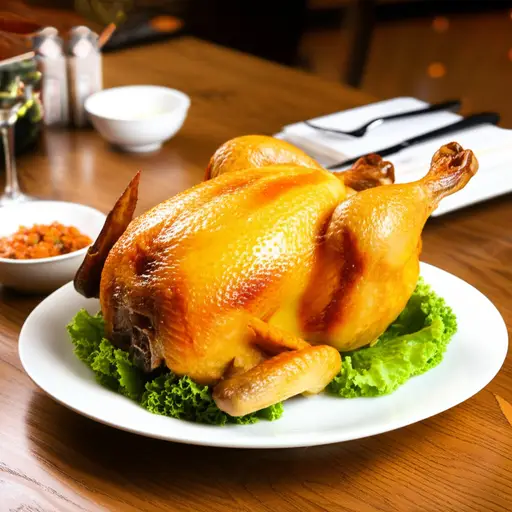 我晚餐想吃烤鸡。