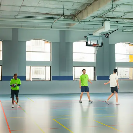 我最喜欢的健身房活动是手球。