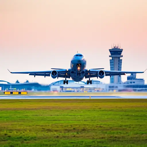 在第三次尝试中，机长成功将飞机降落在跑道上。