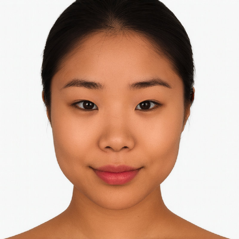 她遗传了母亲的塌鼻子，这在他们家族中很常见。