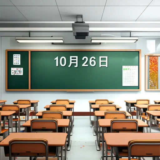 课程在十月二十六日。