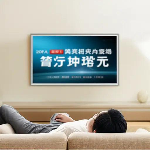 我在看电视时在沙发上睡着了。