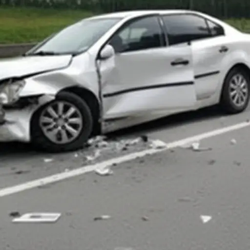 她在一场车祸中去世。