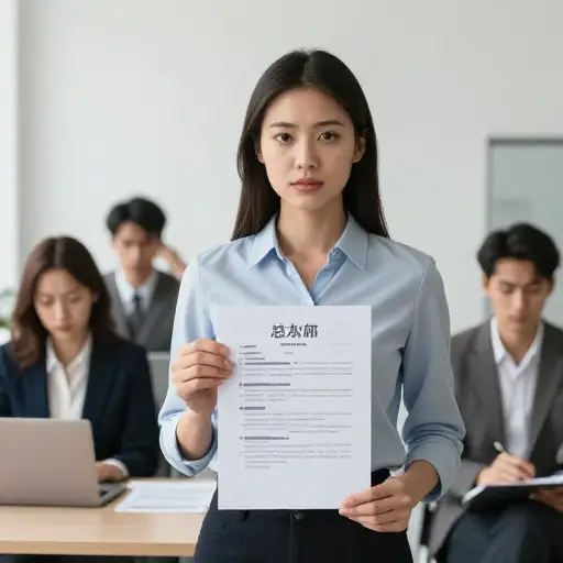 由于她的经验，她比其他申请者更有优势。