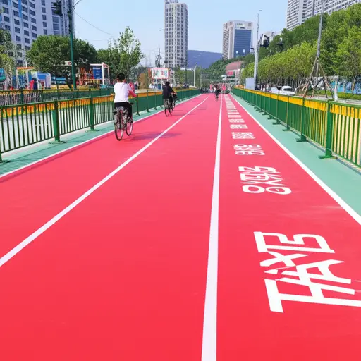 许多城市正在投资建设安全的自行车道，以鼓励环保出行。