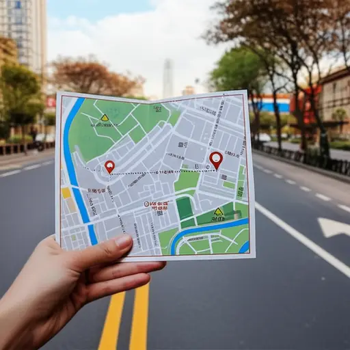 地图显示公园离这里只有一公里。