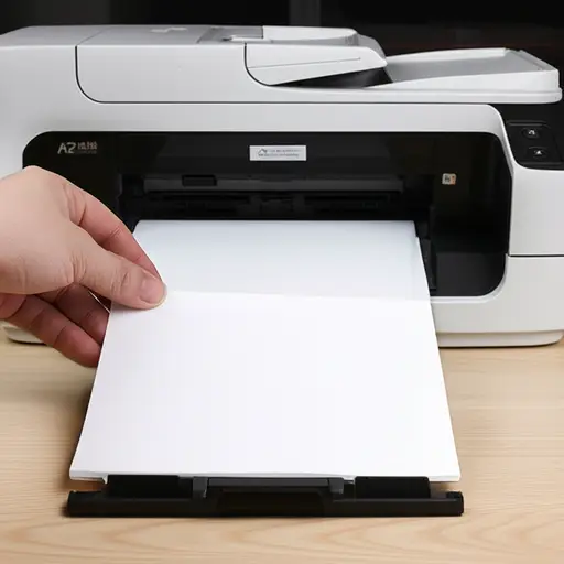 请把这张纸放进打印机。