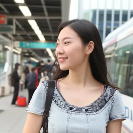 她更喜欢使用公共交通进行日常通勤。