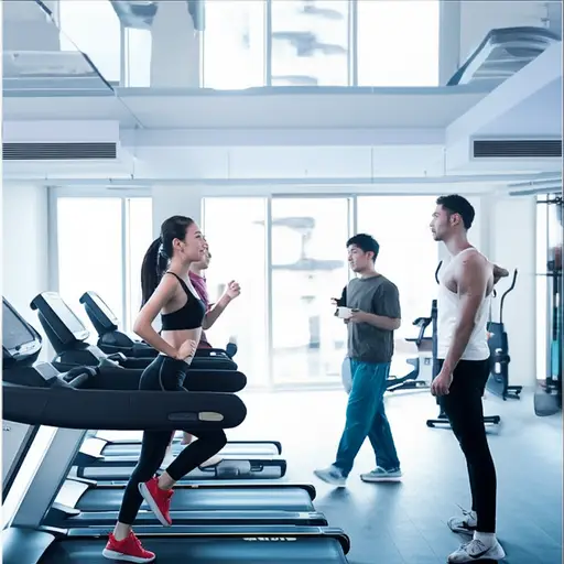 我和莎拉在健身房，我们正在锻炼时听到汤姆和约翰在谈论它。