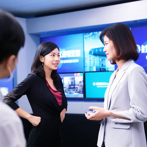 她在电视行业有一份成功的事业。