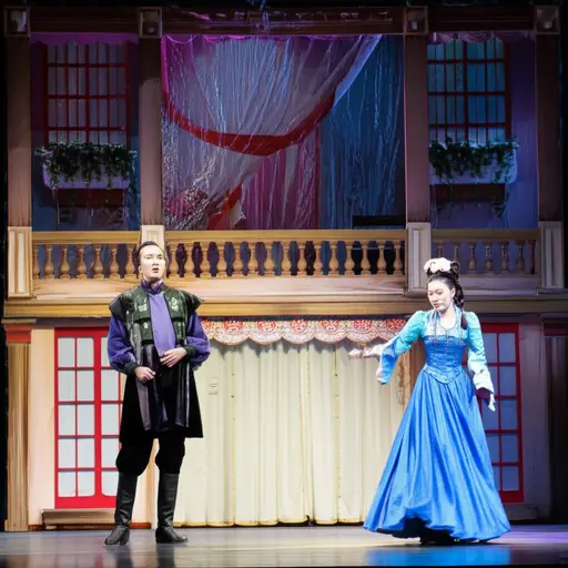 一切进展顺利，直到我们演到“阳台那幕戏”。