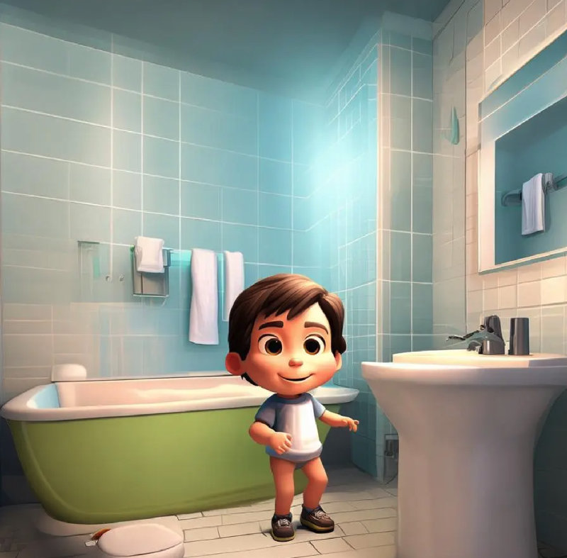 这是我家的洗手间。