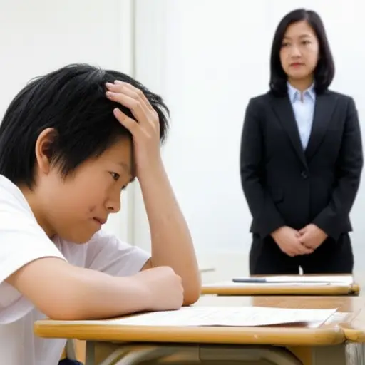 他总是给我很差的分数，非常不公平。